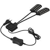 32 LED Aquarium 10W Clip-on Lamp Double Head Black shell